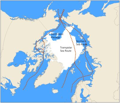 Northern Sea Route, Northwest Passage and Transpolar Sea Route with Sea Ice Extent (Septmeber 2025).